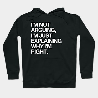 Explaining with Conviction Hoodie